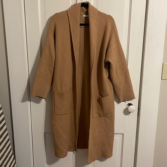 Mango Sweaters - Mango camel Coatigan size XS/S